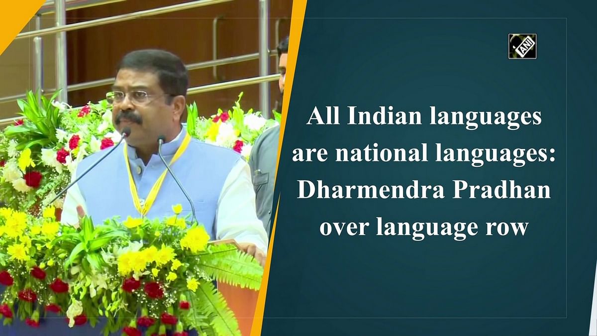 All Indian languages are national languages: Dharmendra Pradhan over language row