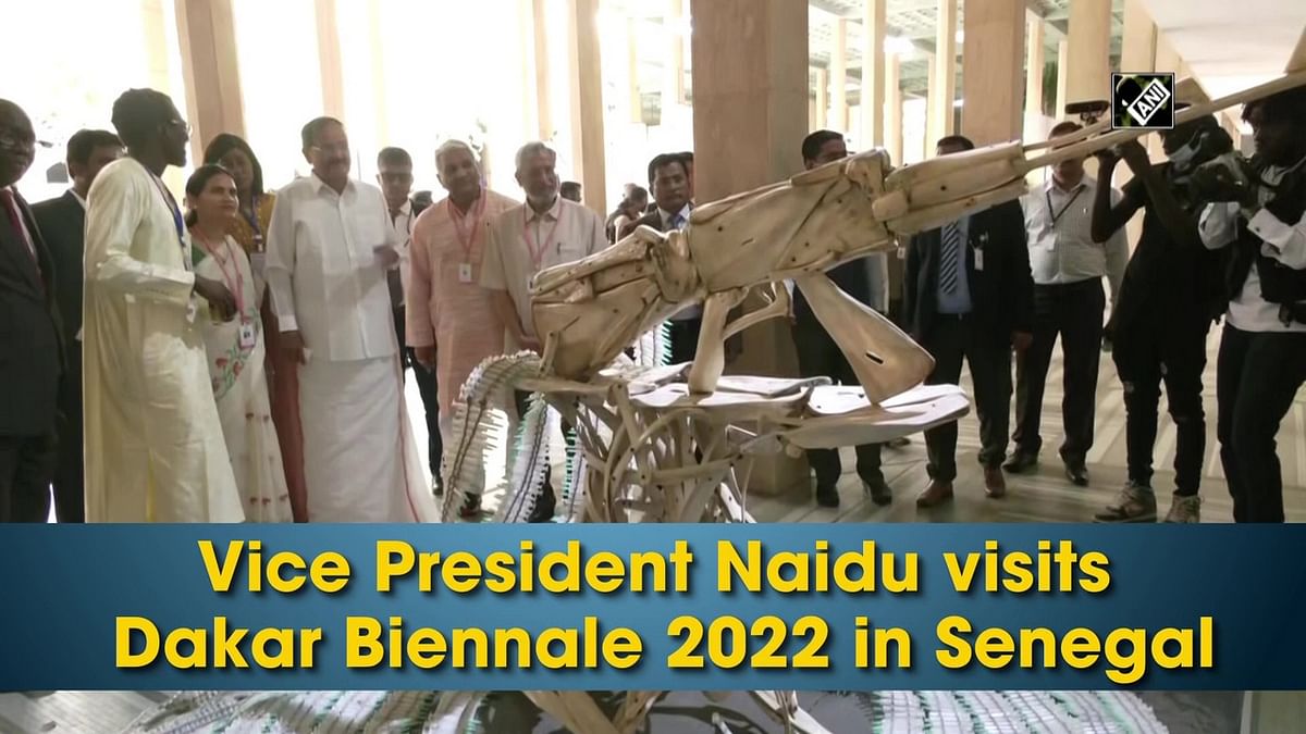 Vice President Naidu visits Dakar Biennale 2022 in Senegal 
