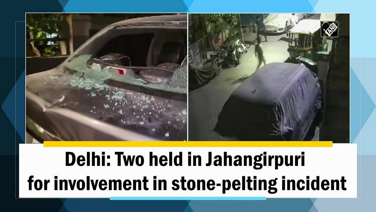 Delhi: Two held in Jahangirpuri for involvement in stone-pelting incident