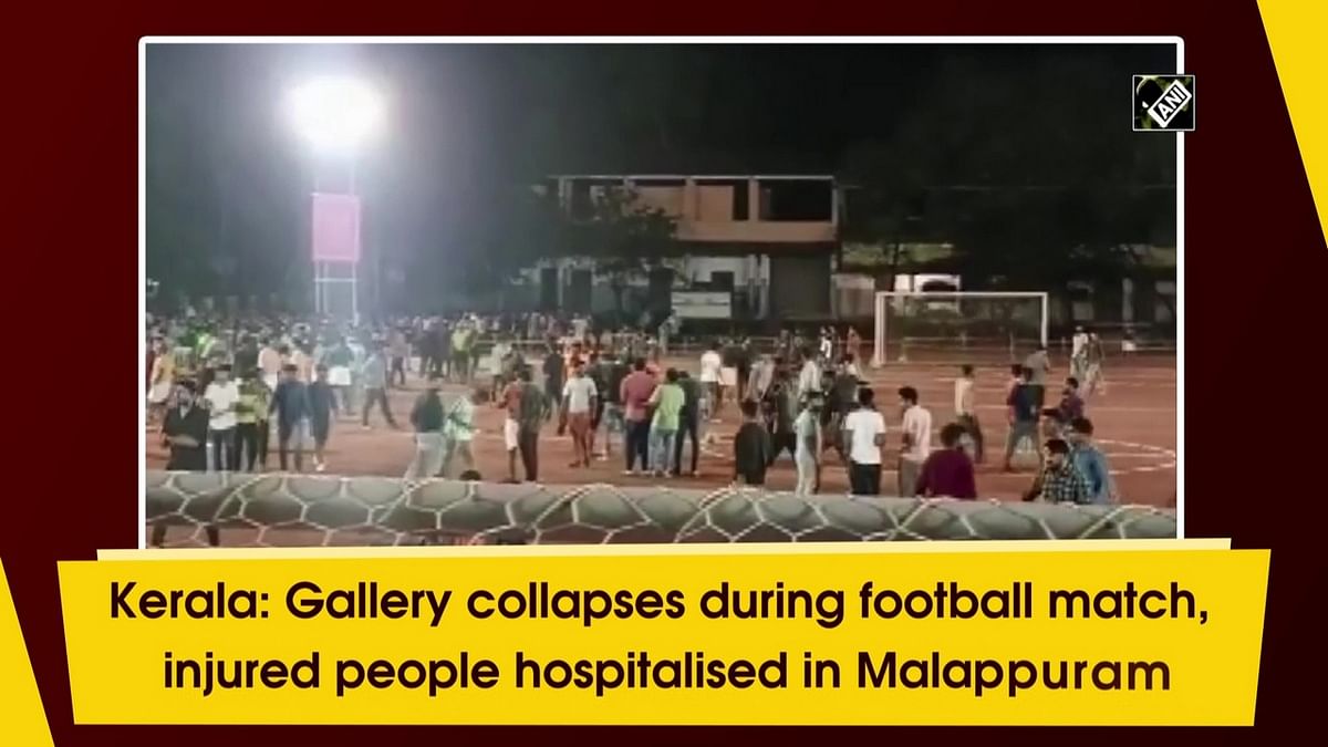 Kerala: Gallery collapses during football match, injured people hospitalised in Malappuram