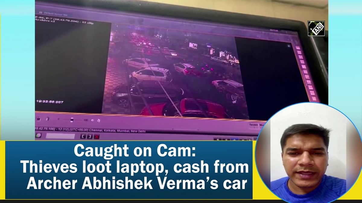 Caught on cam: Thieves loot laptop, cash from Archer Abhishek Verma’s car