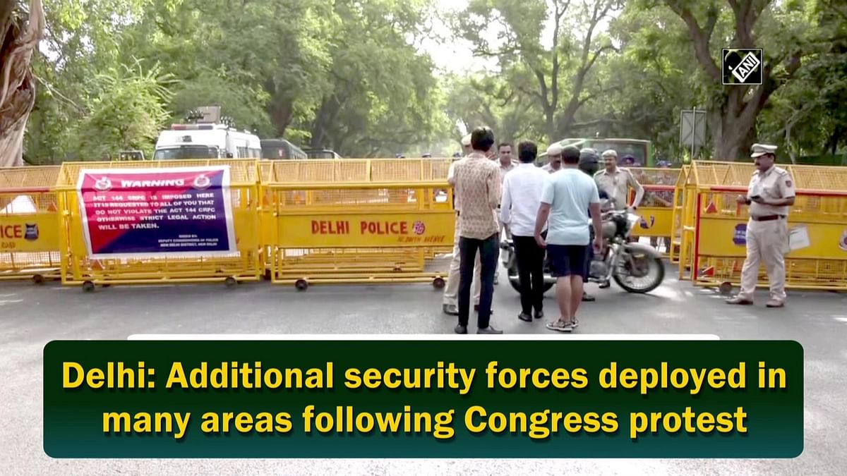 Additional security forces deployed in many areas following Congress protest