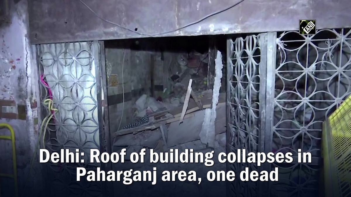 Delhi: Roof of building collapses in Paharganj area, one dead