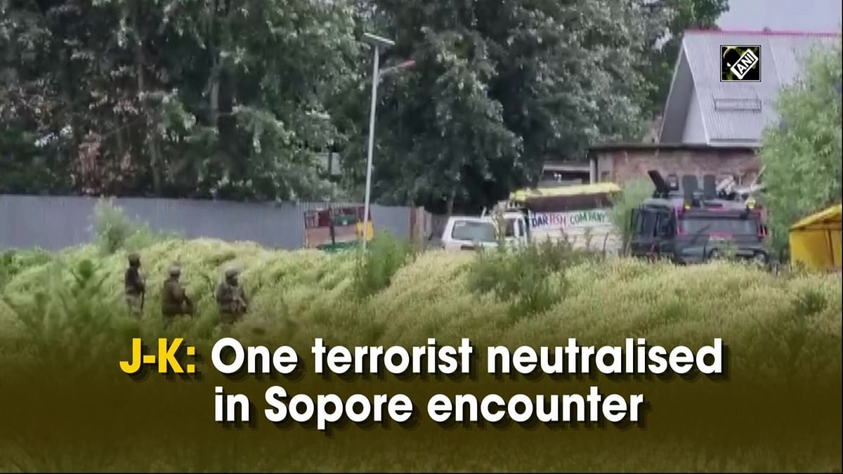 J-K: One terrorist neutralised in Sopore encounter 