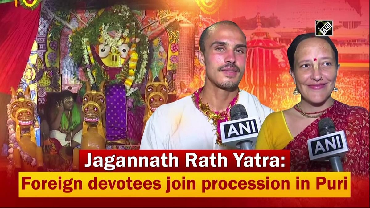 Jagannath Rath Yatra: Foreign devotees join procession in Puri