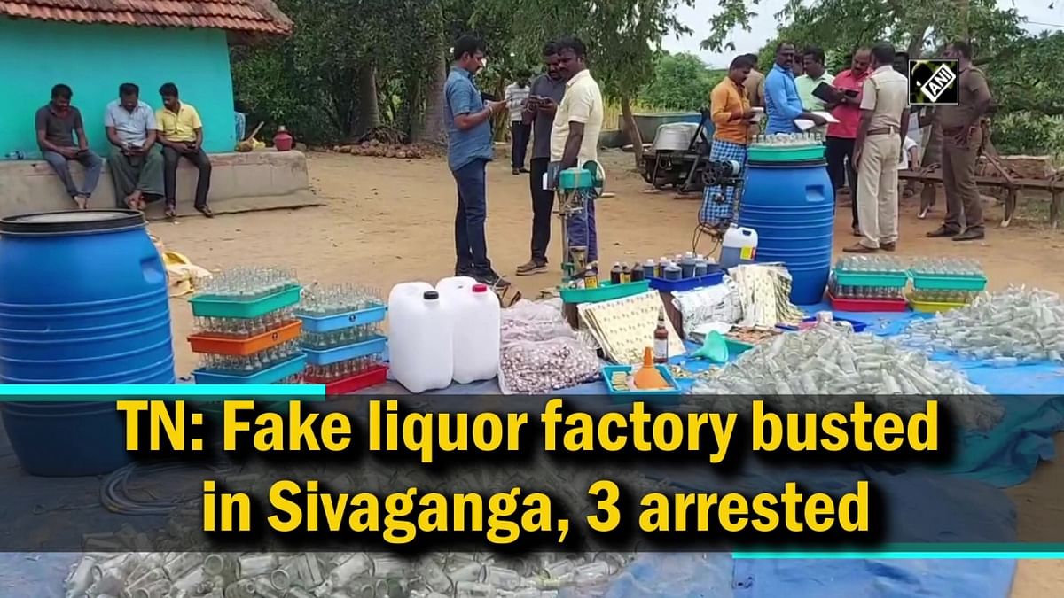 TN: Fake liquor factory busted in Sivaganga, 3 arrested