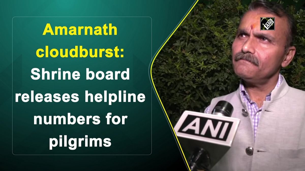 Amarnath cloudburst: Shrine board releases helpline numbers for pilgrims