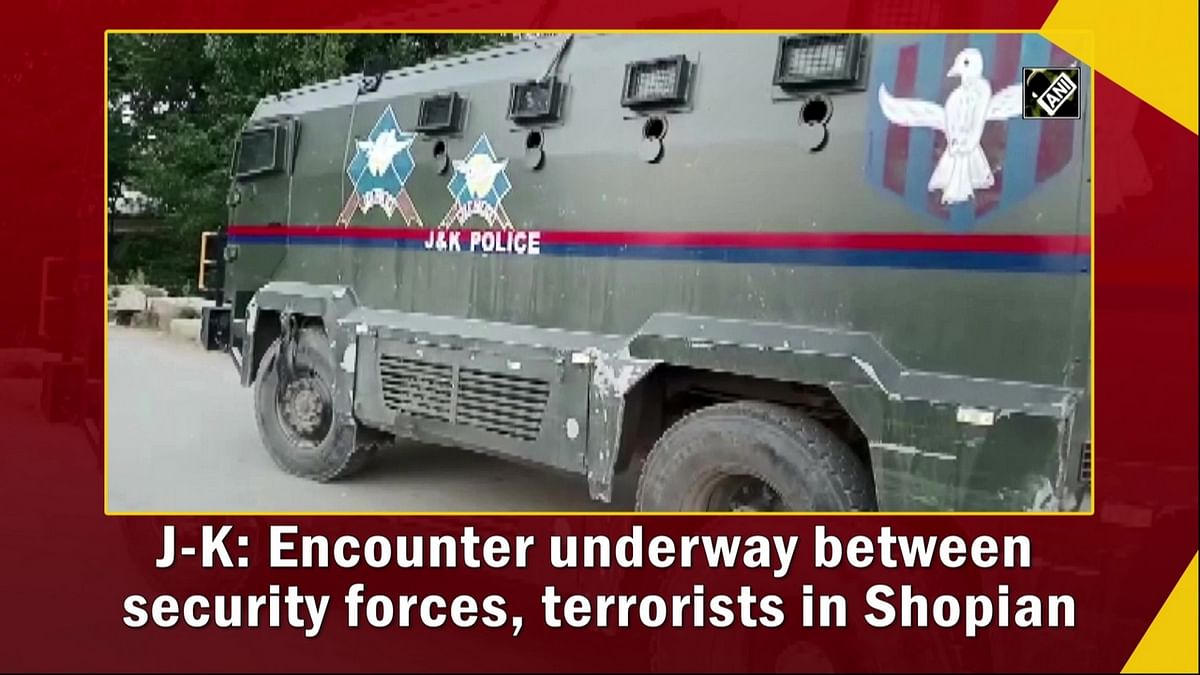 J-K: Encounter underway between security forces, terrorists in Shopian 
