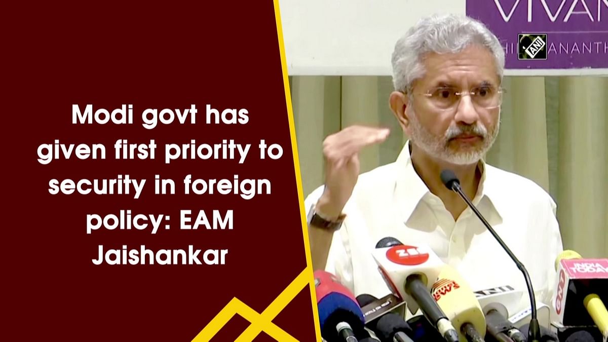 Modi govt has given first priority to security in foreign policy: EAM Jaishankar