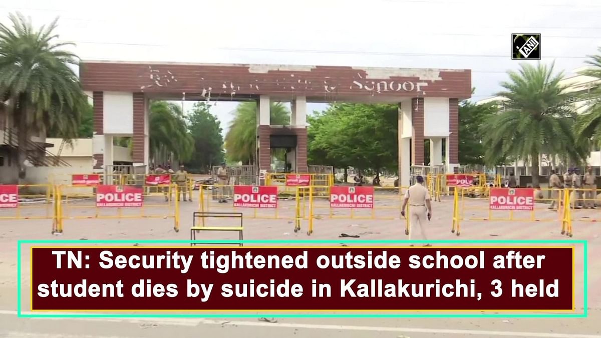 TN: Security tightened outside school after student dies by suicide in Kallakurichi, 3 held
