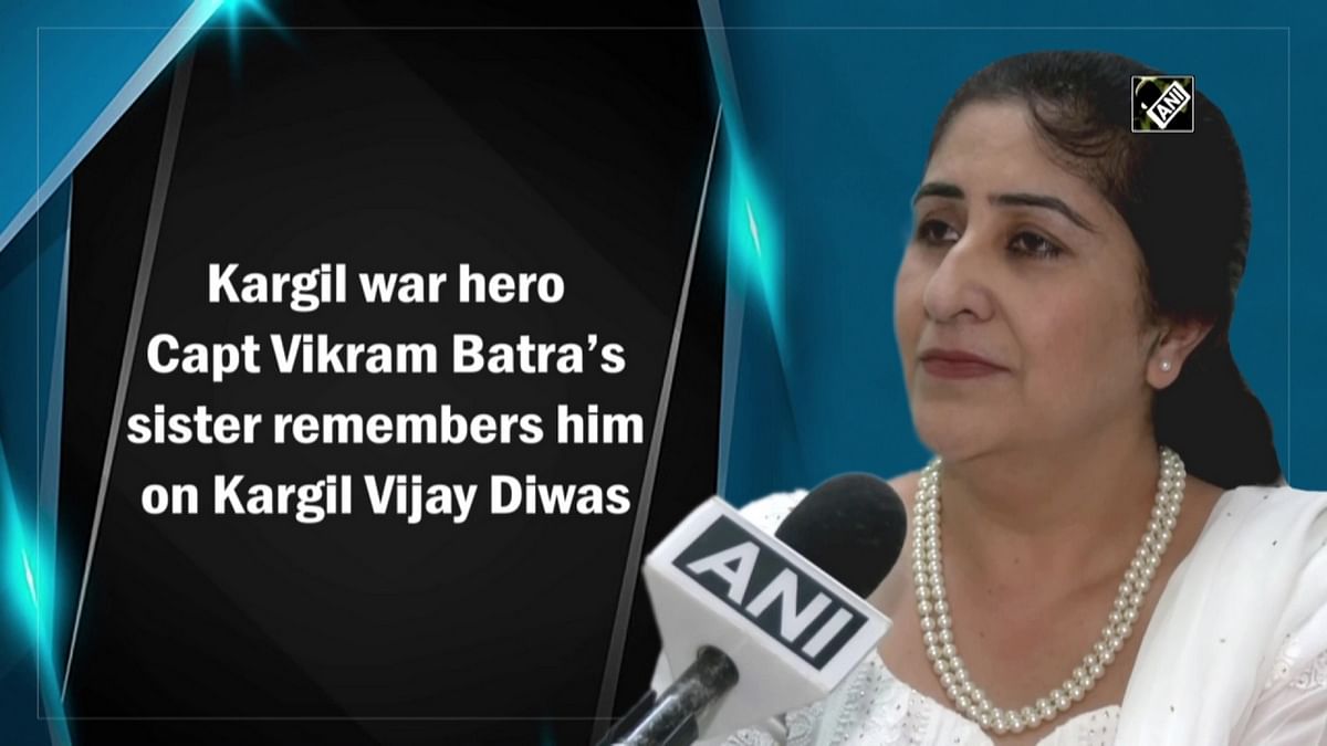 Kargil war hero Capt Vikram Batra’s sister remembers him on Kargil Vijay Diwas