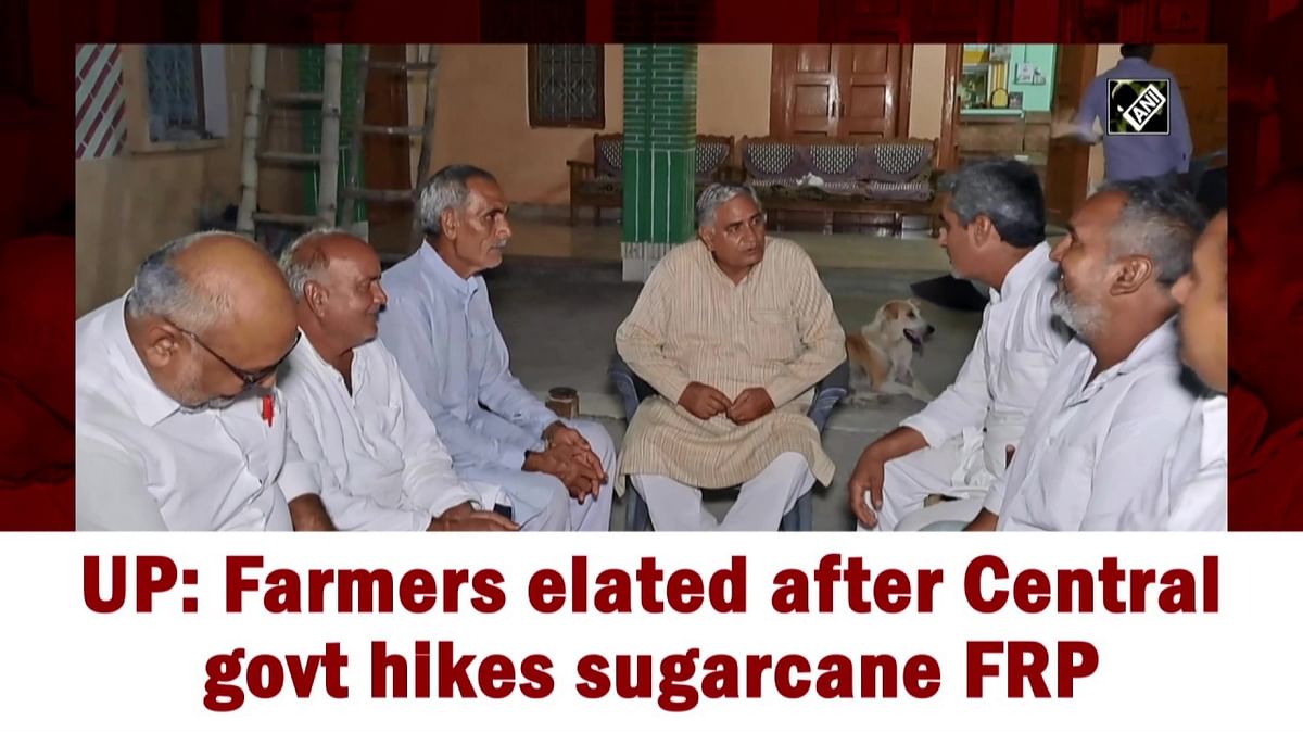 UP: Farmers elated after Central govt hikes sugarcane FRP