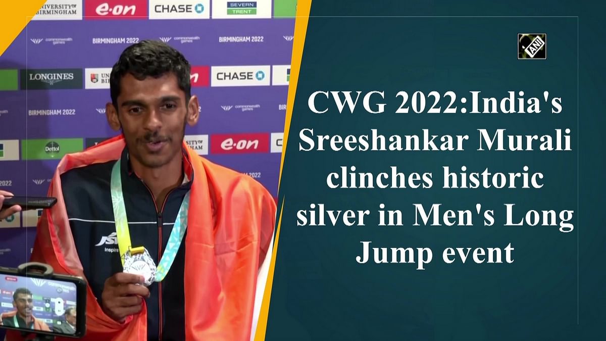 CWG 2022: India's Sreeshankar Murali clinches historic silver medal in Men's Long Jump 