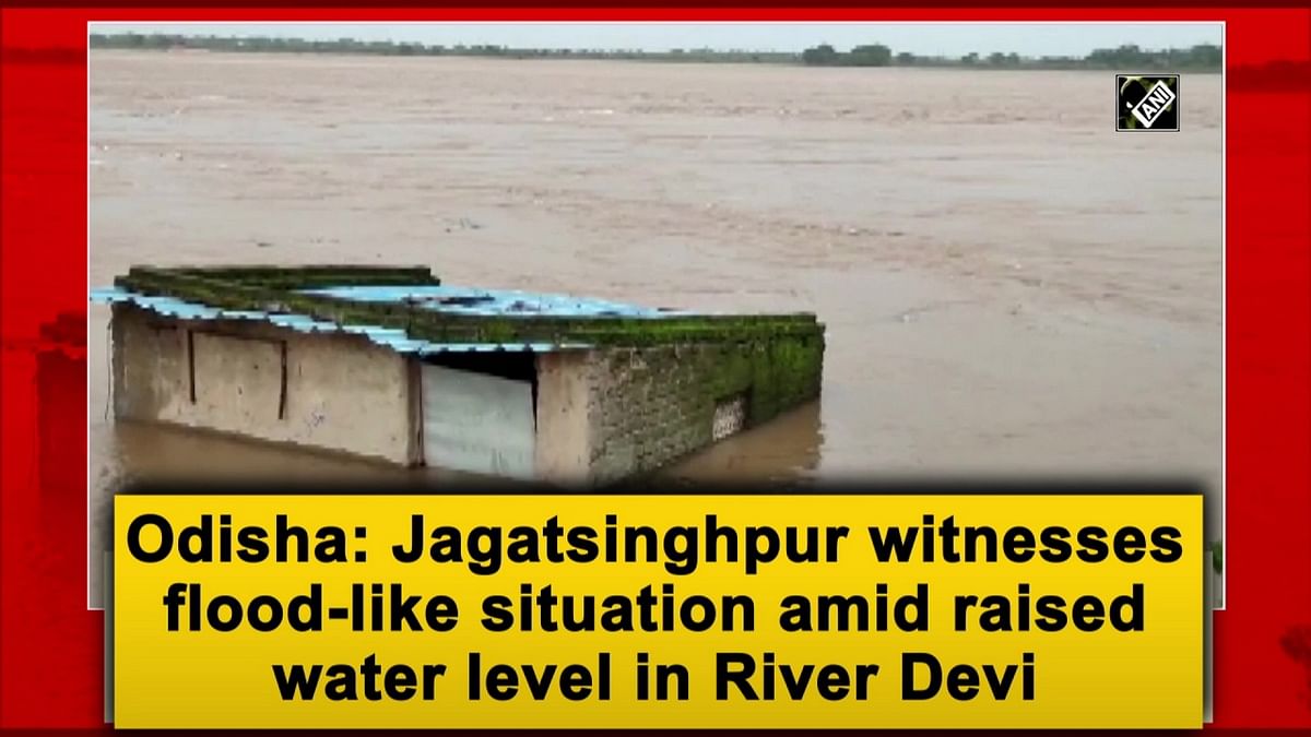 Odisha: Jagatsinghpur witnesses flood-like situation amid raised water level in River Devi