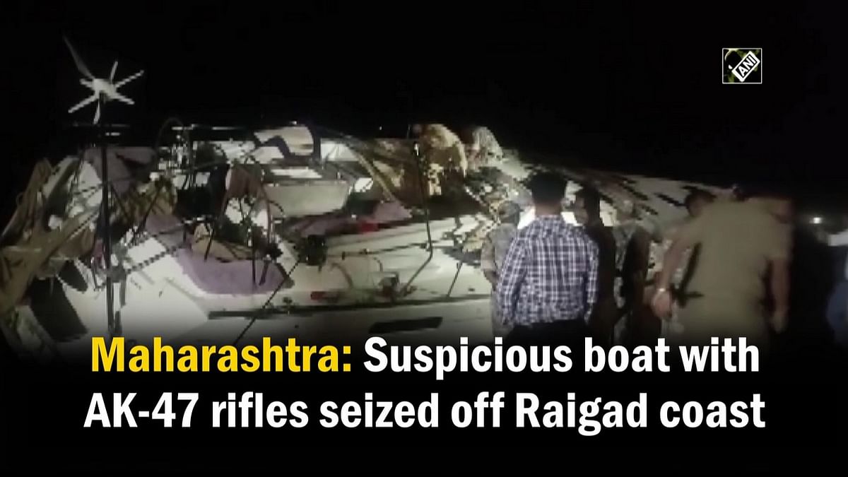 Maharashtra: Suspicious boat with AK-47 rifles seized off Raigad coast 