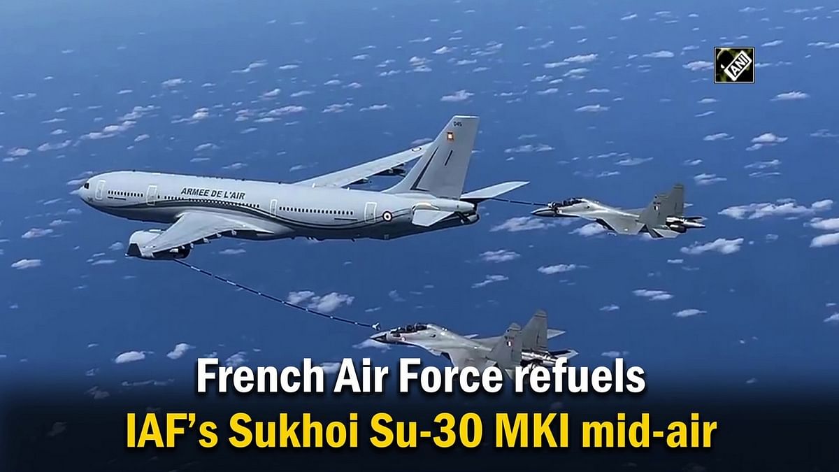 French Air Force refuels IAF’s Sukhoi Su-30 MKI mid-air