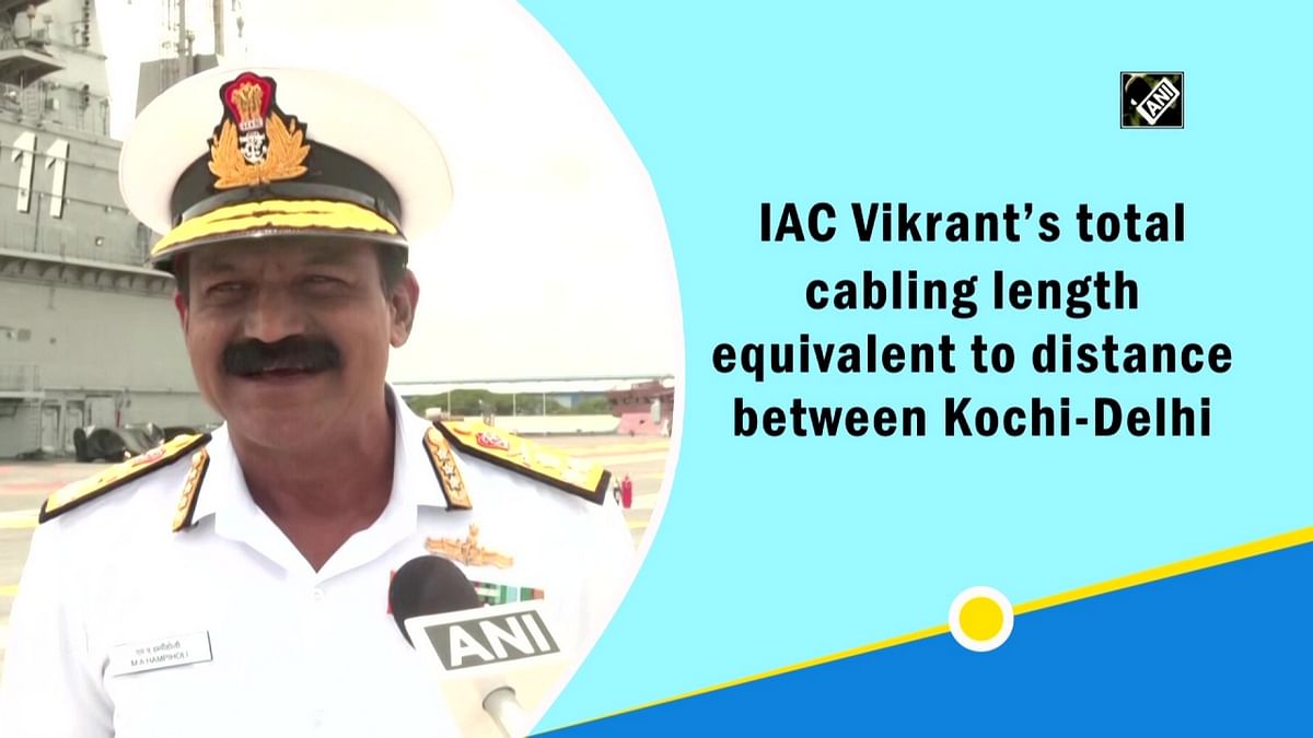 IAC Vikrant’s total cabling length equivalent to distance between Kochi-Delhi