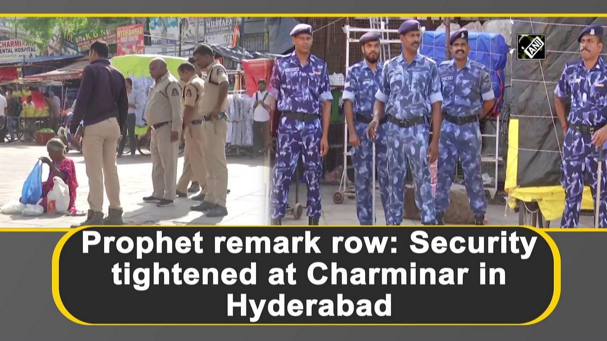 Prophet remark row: Security tightened at Charminar in Hyderabad