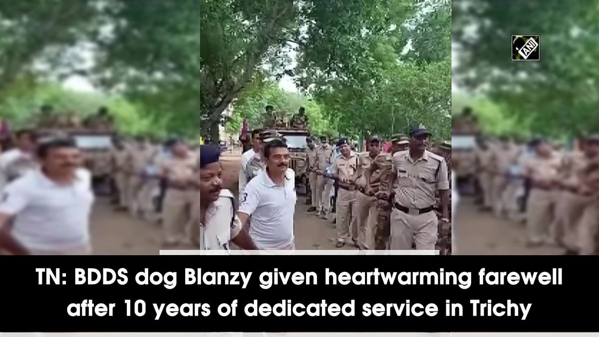 TN: BDDS dog Blanzy gets heartwarming farewell 