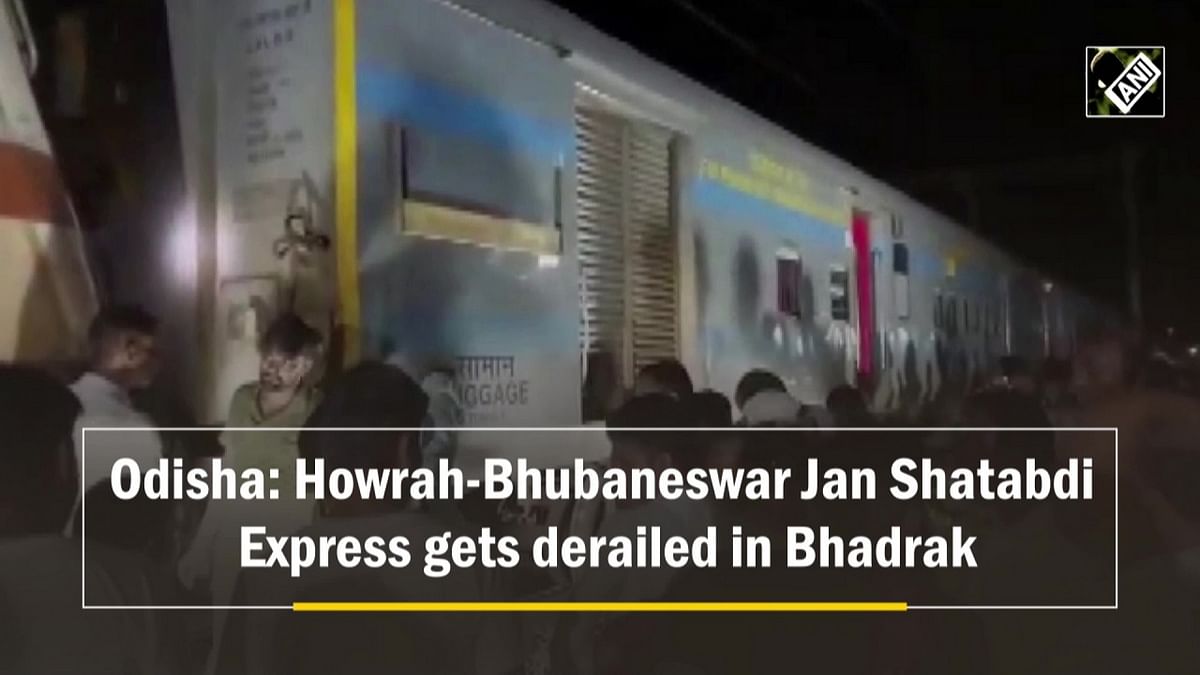 Odisha: Howrah-Bhubaneswar Jan Shatabdi Express gets derailed in Bhadrak