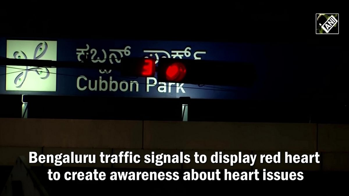 Bengaluru traffic signals to display red heart to create awareness about heart issues