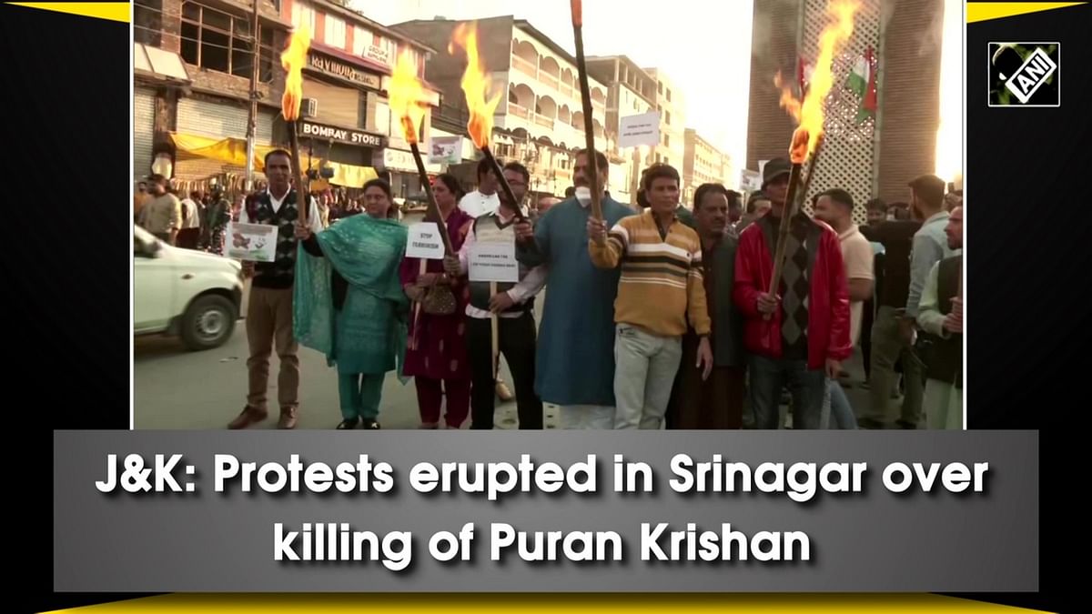 Protests erupt in Srinagar over killing of Kashmiri Pandit