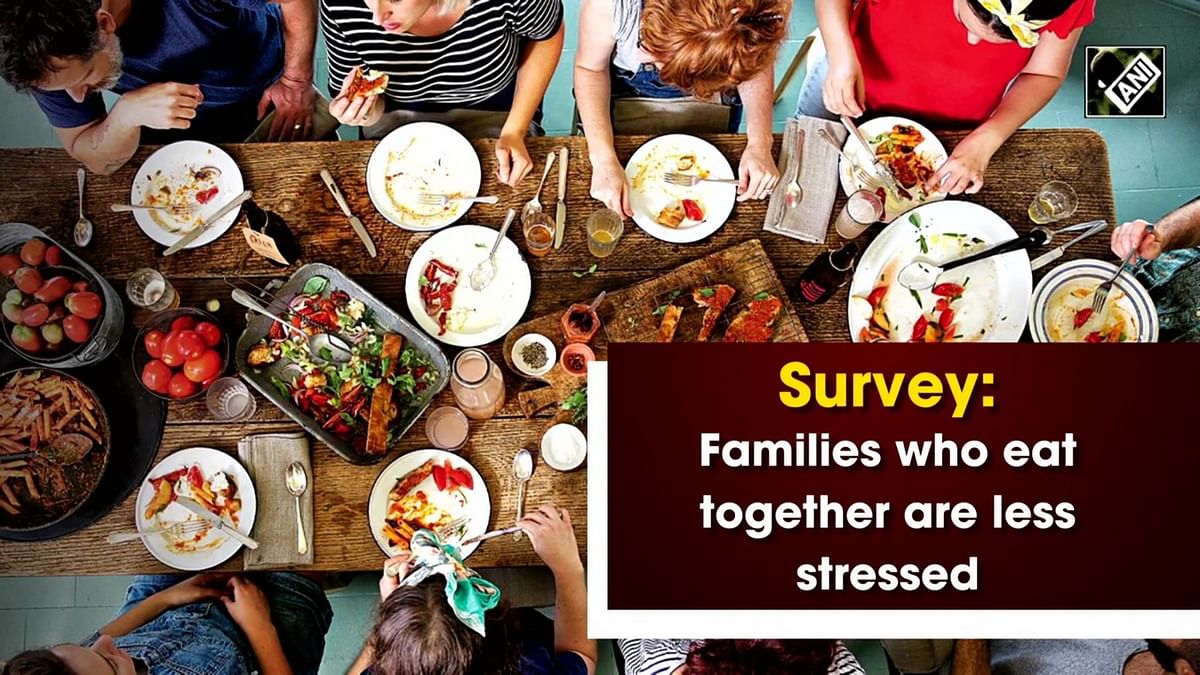 Survey: Families who eat together are less stressed