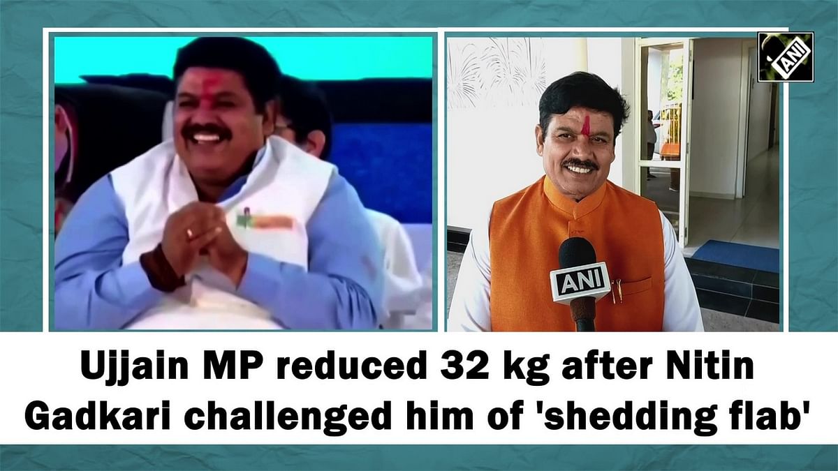 Ujjain MP sheds 32 kg after Nitin Gadkari challenges him with Rs 1,000 crore/ kg
