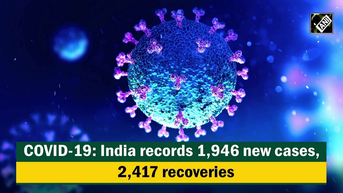 COVID-19: India records 1,946 new cases, 2,417 recoveries 