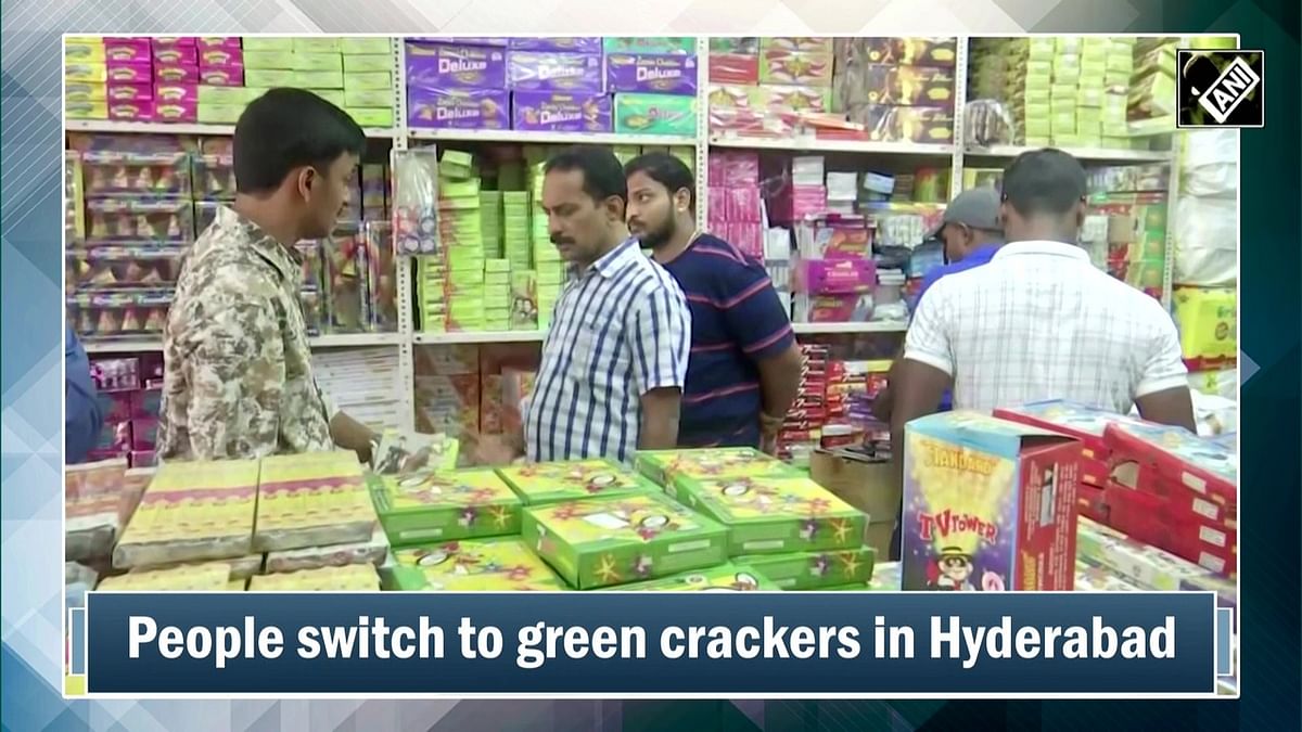 People switch to green crackers in Hyderabad