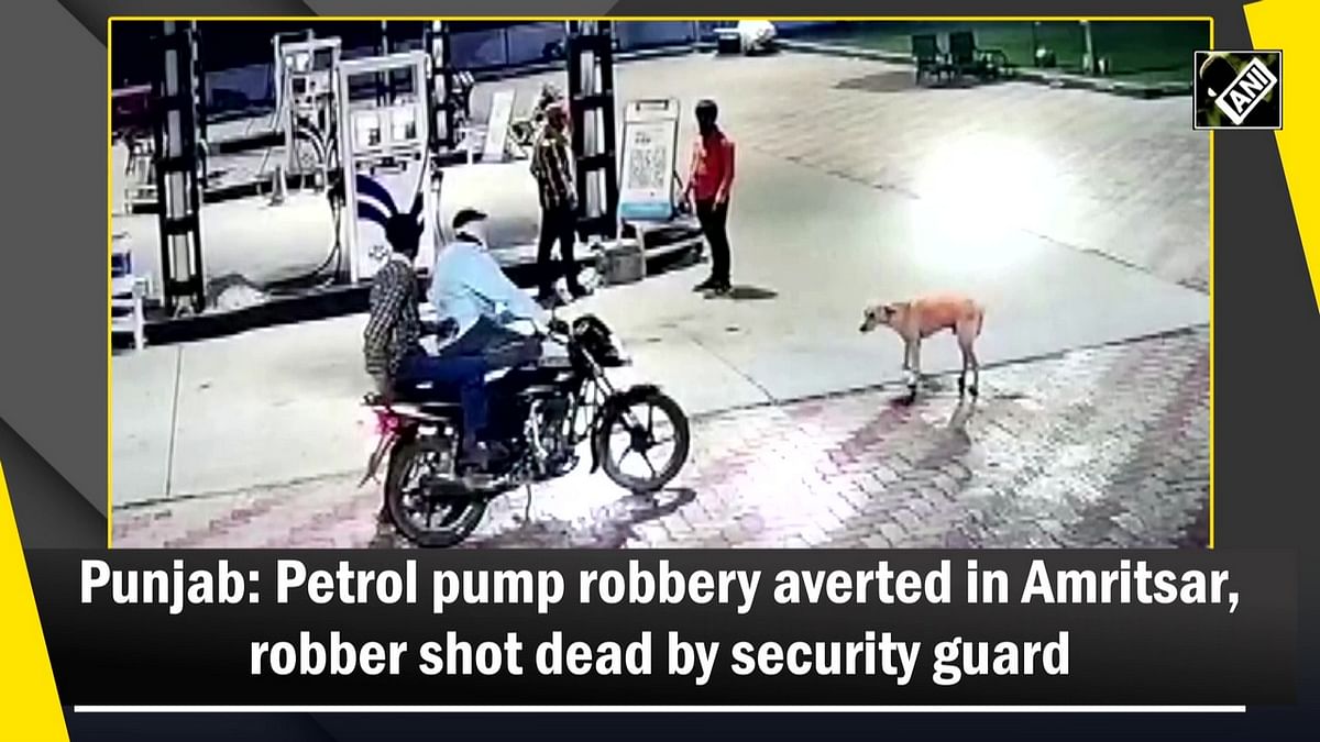Punjab: Petrol pump robbery averted in Amritsar, robber shot dead 