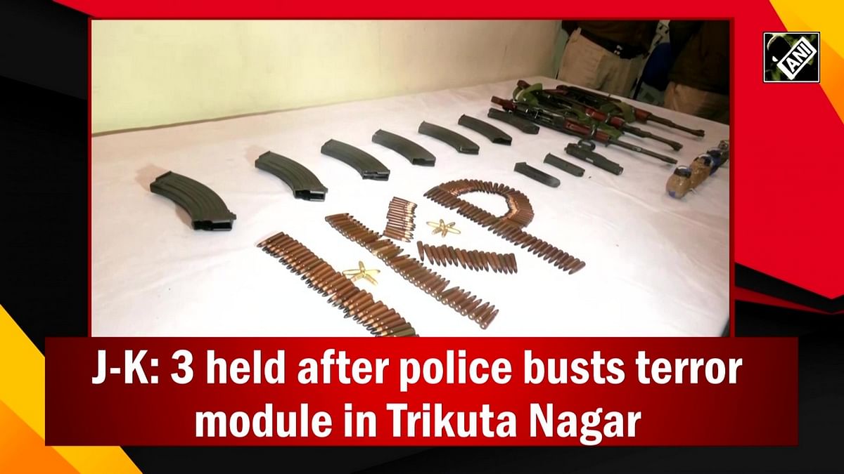 J-K: 3 held after police busts terror module in Trikuta Nagar