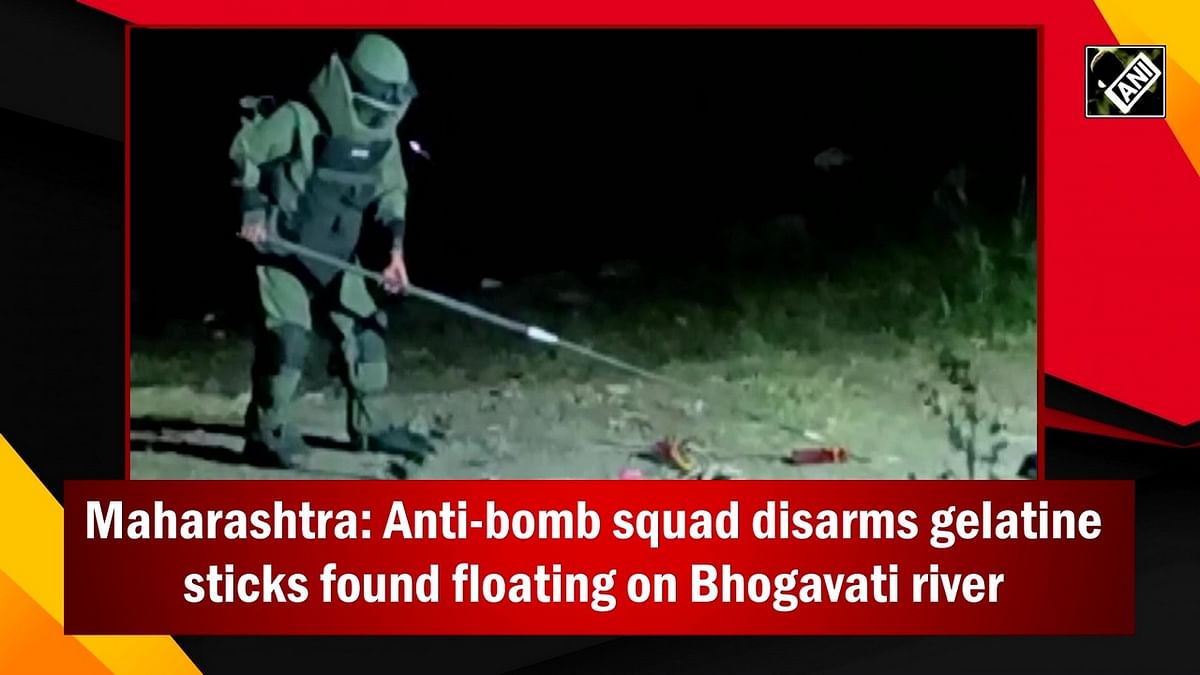 Maharashtra: Anti-bomb squad disarms gelatin sticks found floating on Bhogavati river