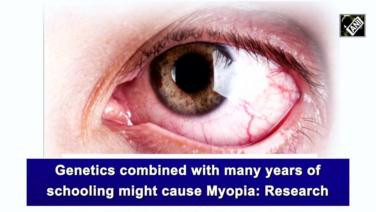 Genetics combined with many years of schooling indoors might cause Myopia: Research