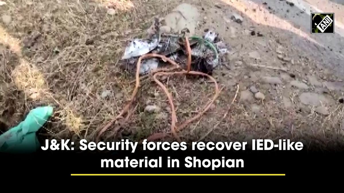 J&K: Security forces recover IED-like material in Shopian