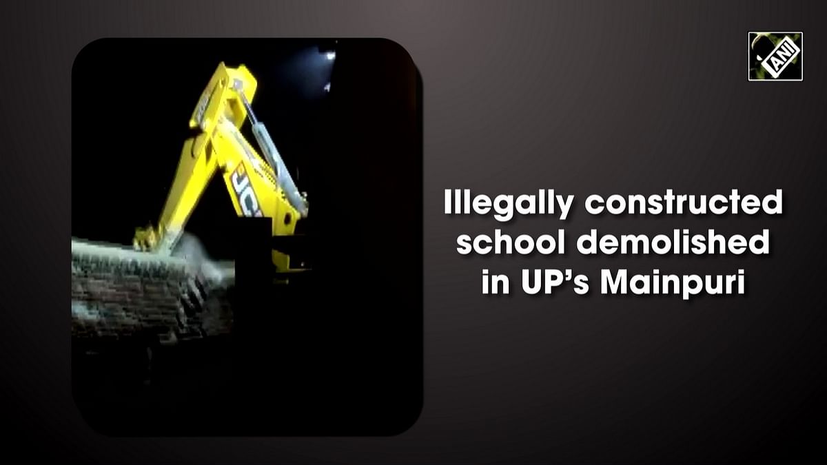 Illegally constructed school demolished in UP’s Mainpuri