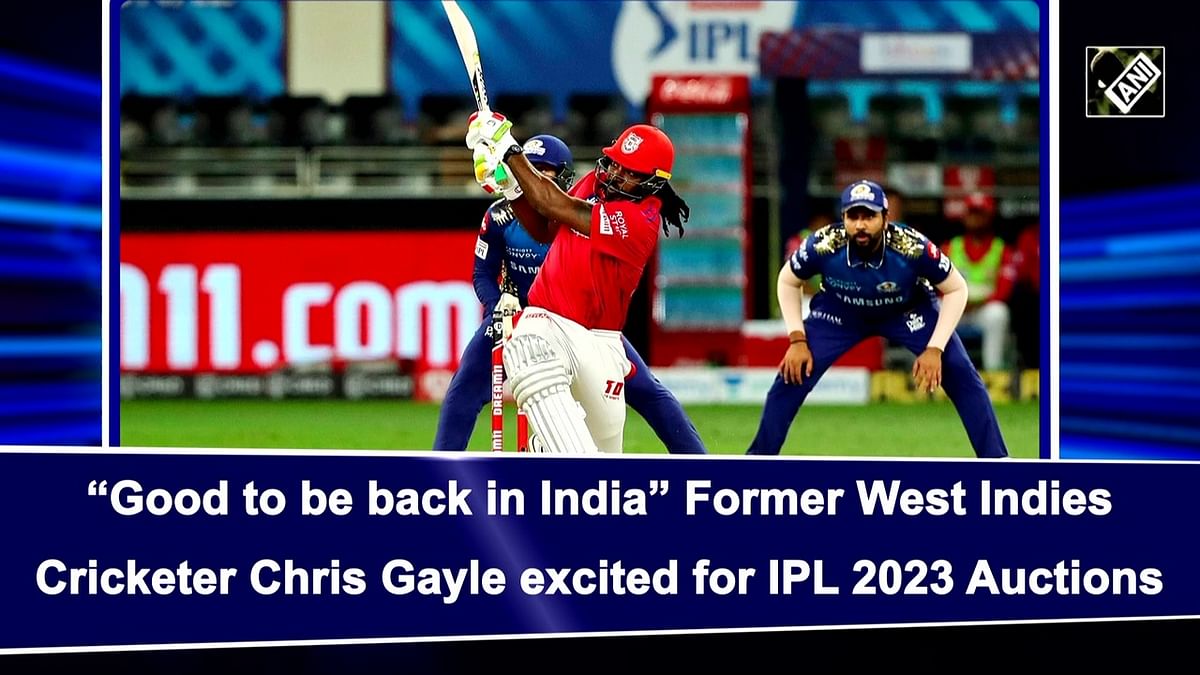 'Good to be back in India', Cricketer Chris Gayle excited for IPL 2023 auctions