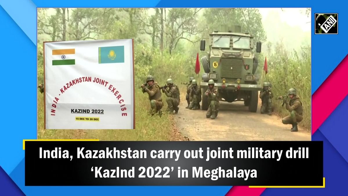 India, Kazakhstan carry out joint military drill in Meghalaya
