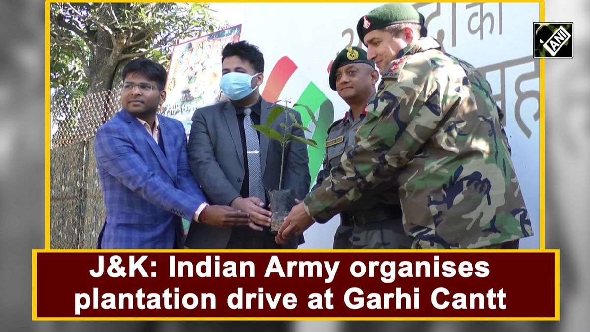 J&K: Indian Army organises plantation drive at Udhampur