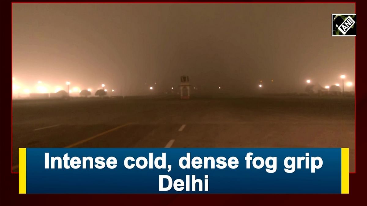 Intense cold, dense fog grip Delhi
