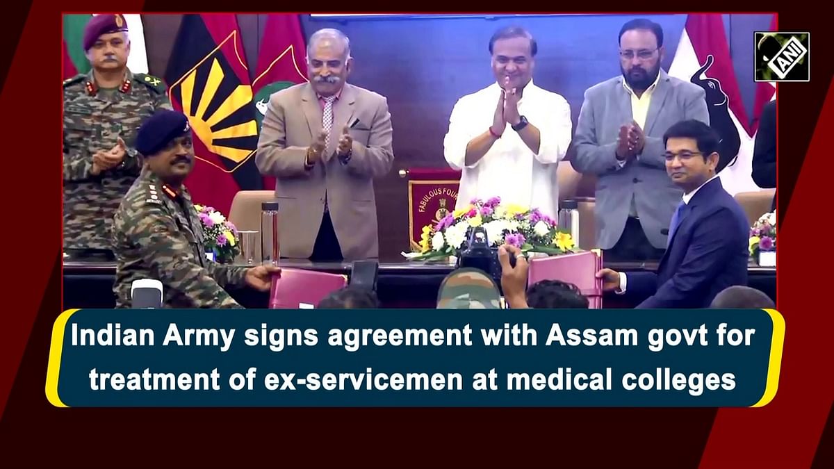 Indian Army signs agreement with Assam govt for treatment of ex-servicemen at medical colleges 