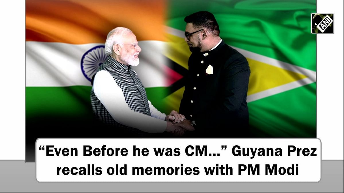 Guyana Prez recalls old memories with PM Modi 