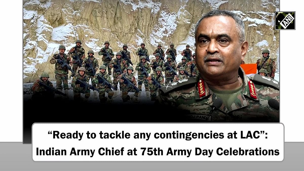 Ready to tackle any contingencies at LAC: Indian Army Chief at 75th Army Day Celebrations