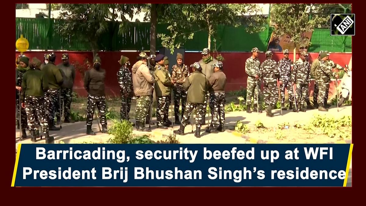 Security beefed up at Brij Bhushan Sharan Singh’s house