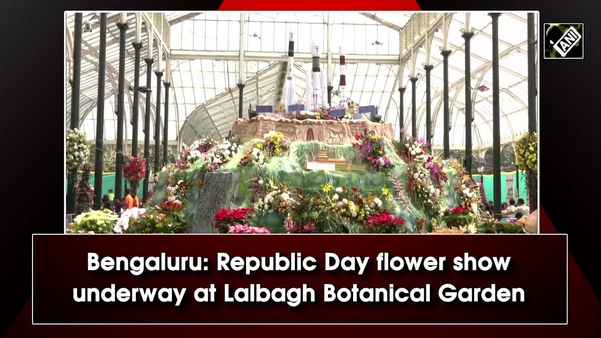 Bengaluru: Republic Day flower show underway at Lalbagh Botanical Garden