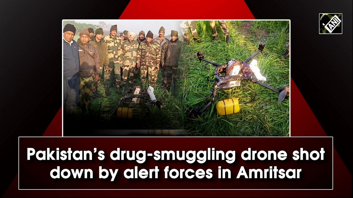 Pakistan’s drug-smuggling drone shot down by alert forces in Amritsar