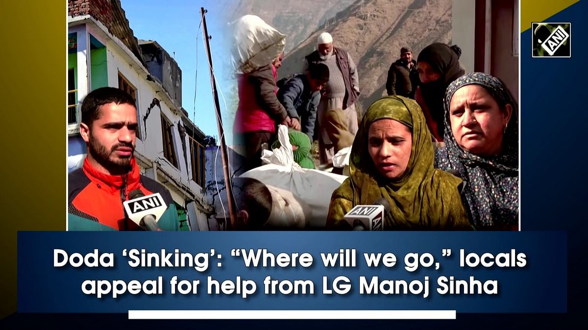 Doda ‘Sinking’: “Where will we go,” locals appeal for help from L-G Manoj Sinha 