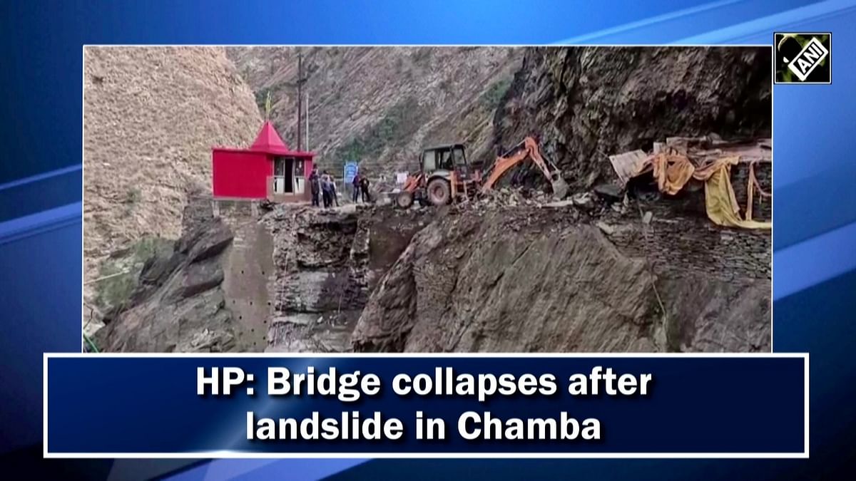 HP: Bridge collapses after landslide in Chamba