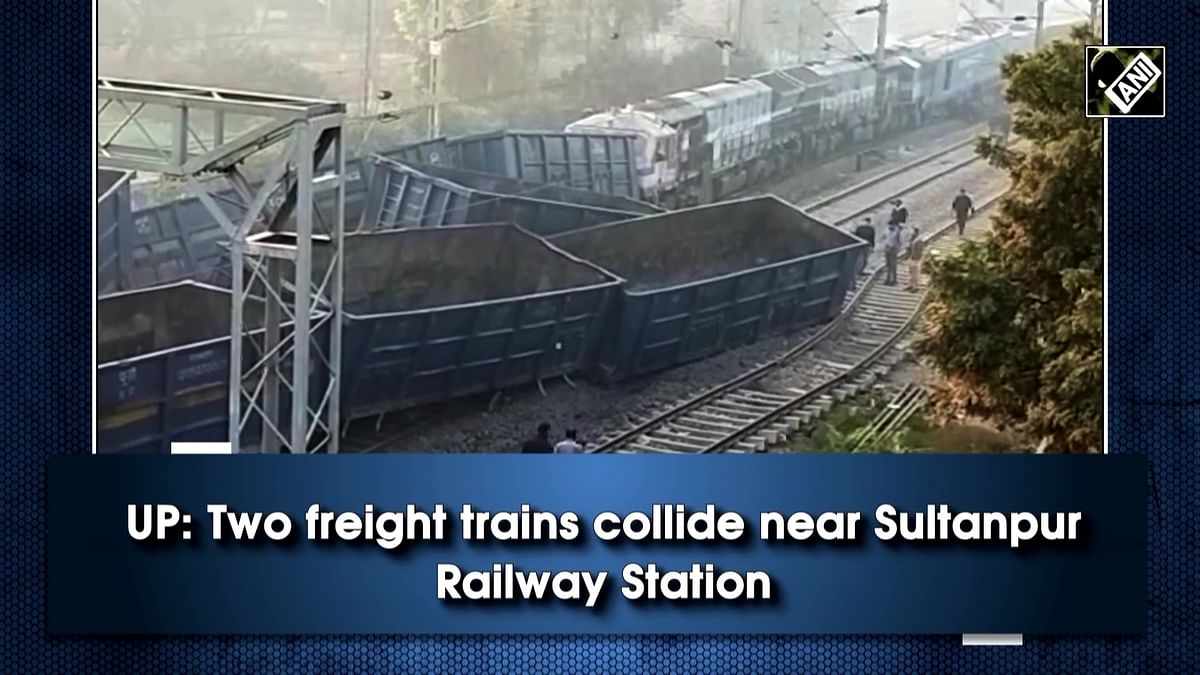 UP: Two freight trains collide near Sultanpur station