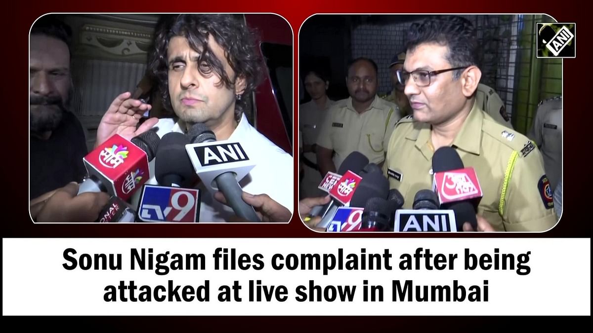 Sonu Nigam files complaint after being attacked at live show in Mumbai
